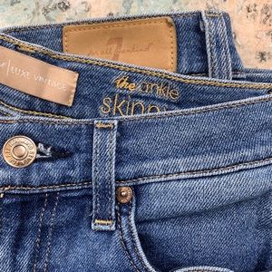 7 For All Mankind Luxe Vintage Skinny Jeans!